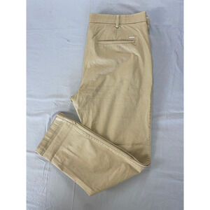 IZOD Advabtage Performance Flat Front Straight Fit Chino Tech Pants. 34X30, EUC!